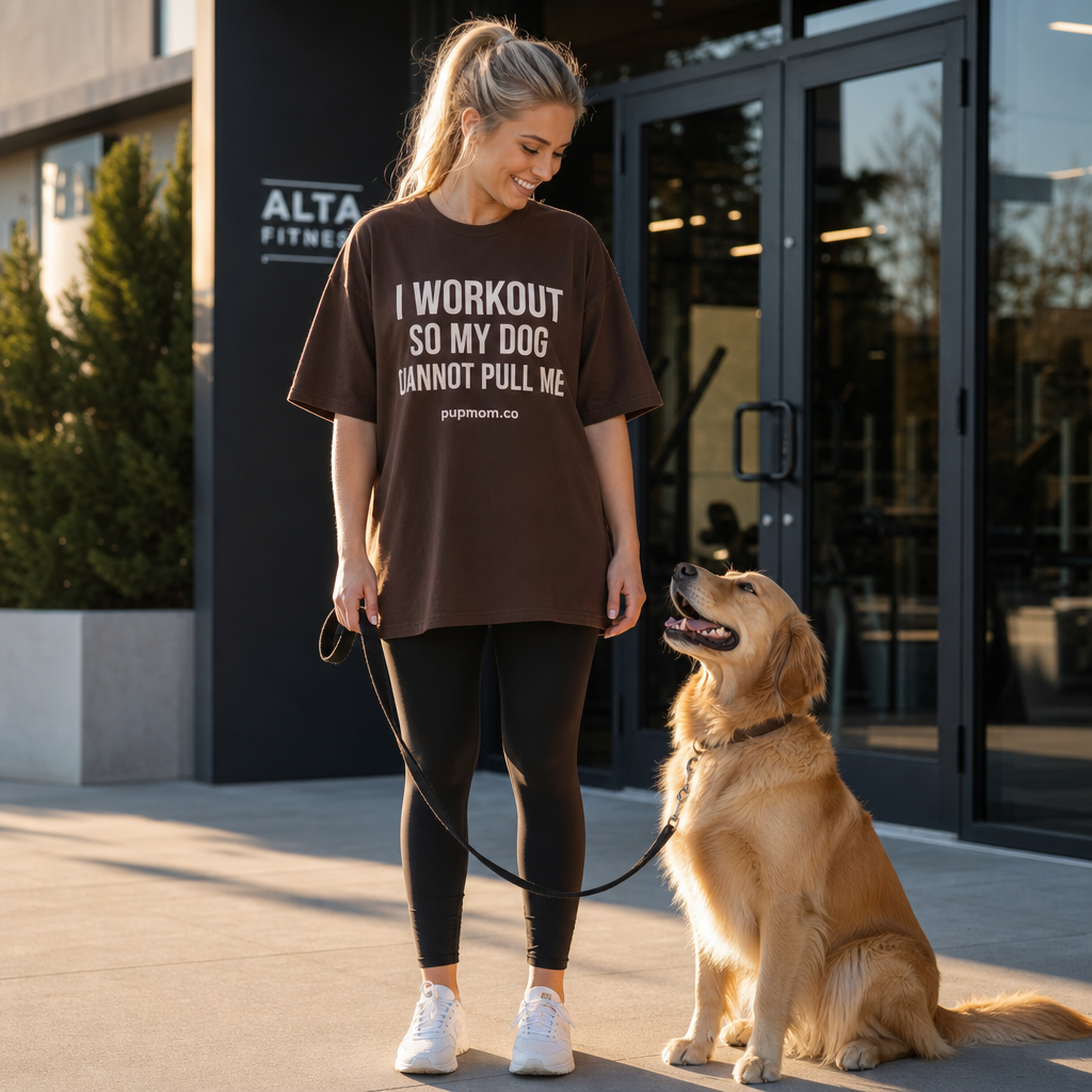 I Workout So My Dog Cannot Pull Me Shirt