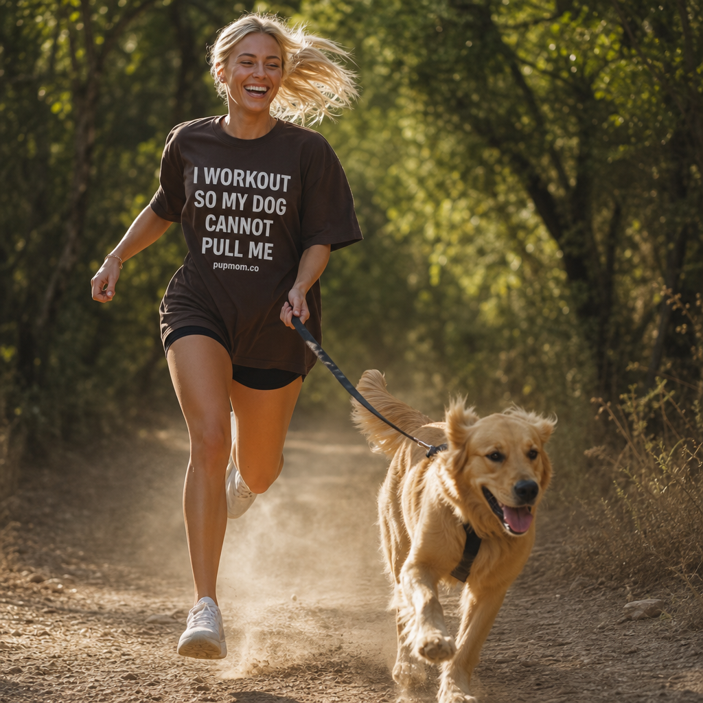 I Workout So My Dog Cannot Pull Me Shirt