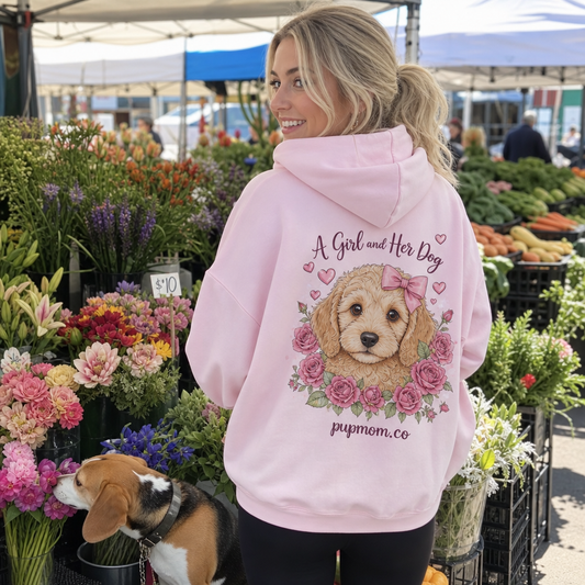 A Girl and Her Dog Hoodie